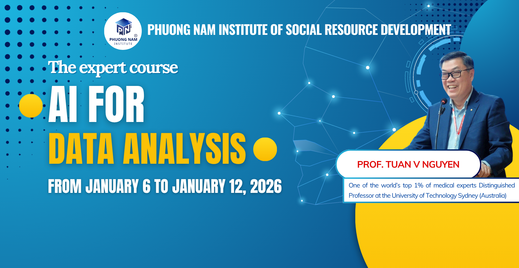 THE EXPERT COURSE TITLE “AI FOR DATA ANALYSIS”